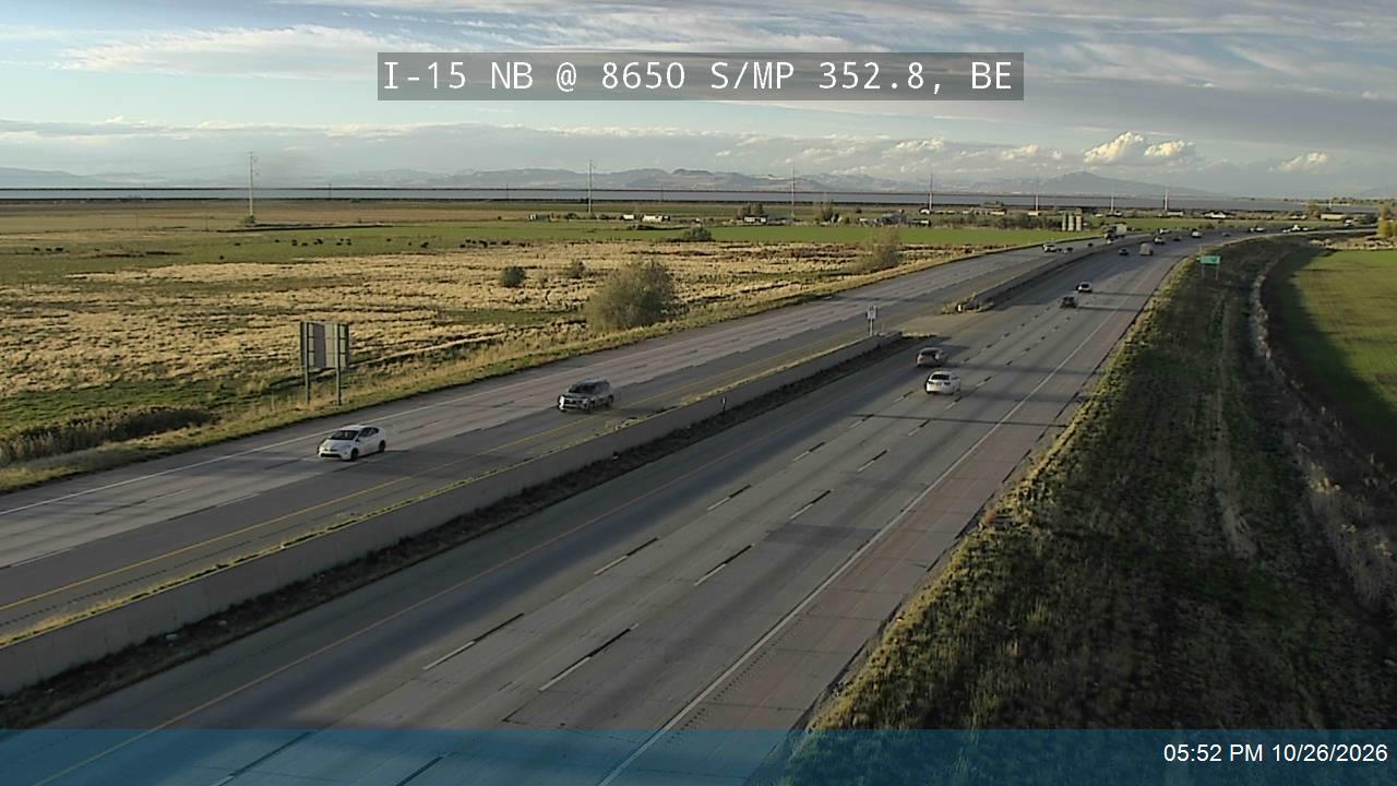 I-15 NB @ 8650 S / MP 352.8, BE