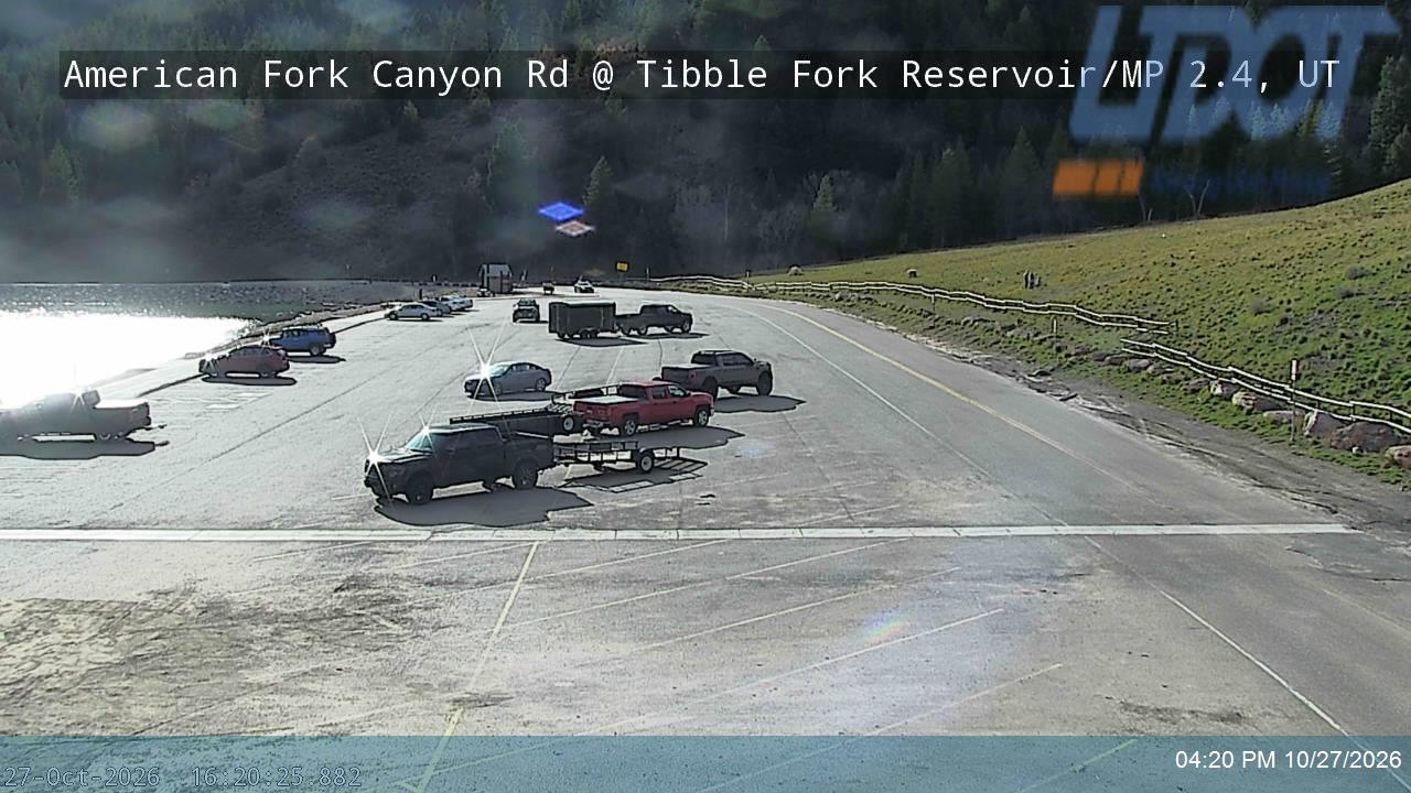 American Fork Canyon Rd / SR-144 @ Tibble Fork Reservoir / MP 2.4, UT