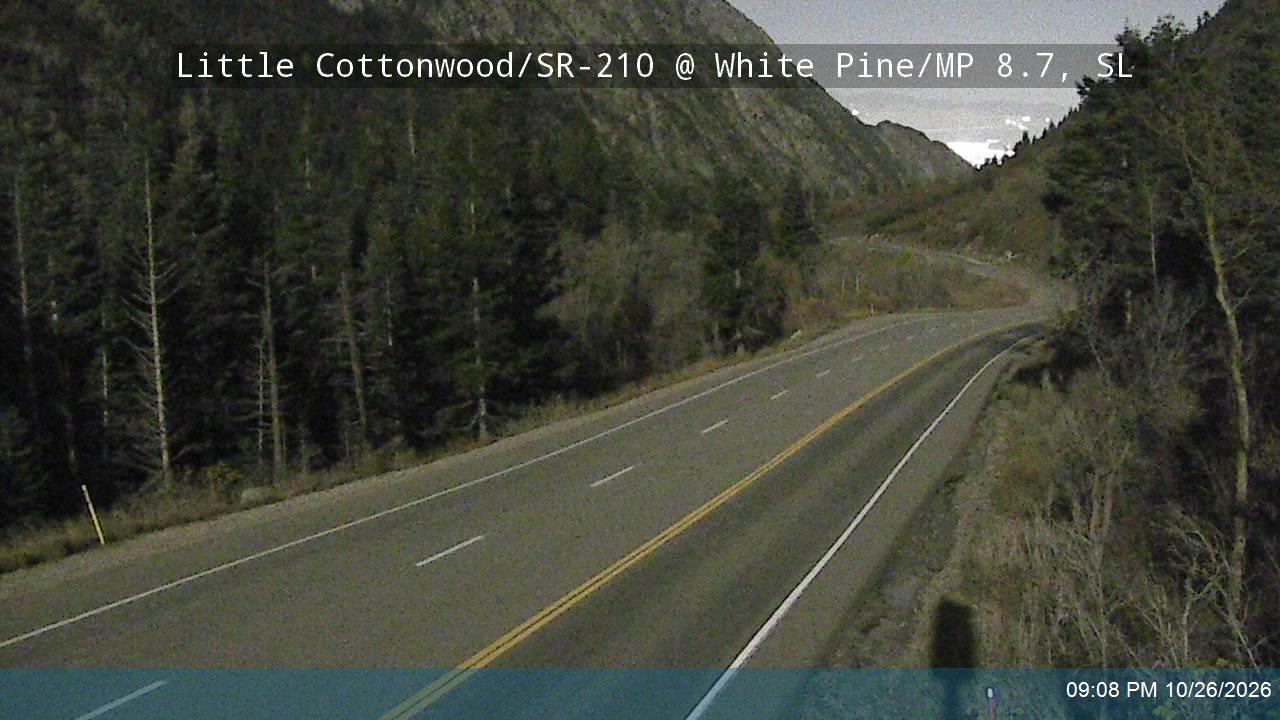 Little Cottonwood Rd / SR-210 @ White Pine / MP 8.7, SL