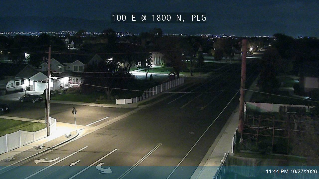 100 E / Canyon Rd @ 1800 N / Murdock Dr, PLG