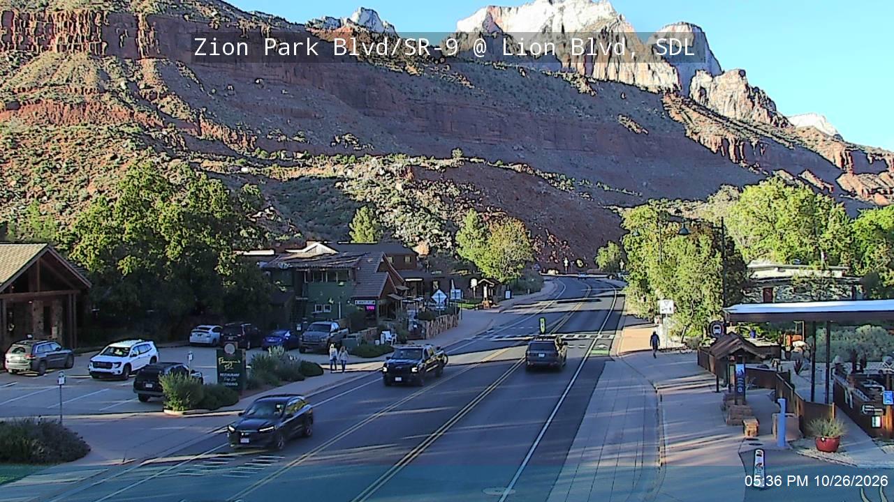 Zion Park Blvd / SR-9 @ Lion Blvd, SDL