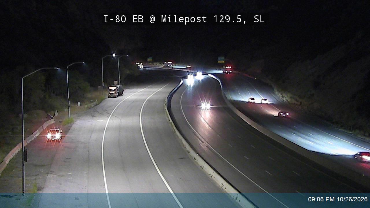 I-80 / Parleys Canyon EB @ Chain Up Area East / MP 129.5, SL