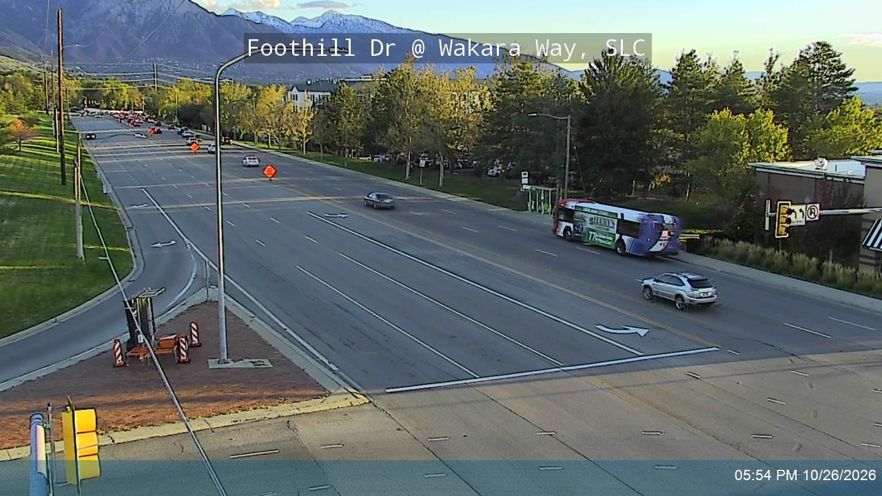 Foothill Dr / Honorary Veterans Blvd / SR-186 @ Wakara Way, SLC