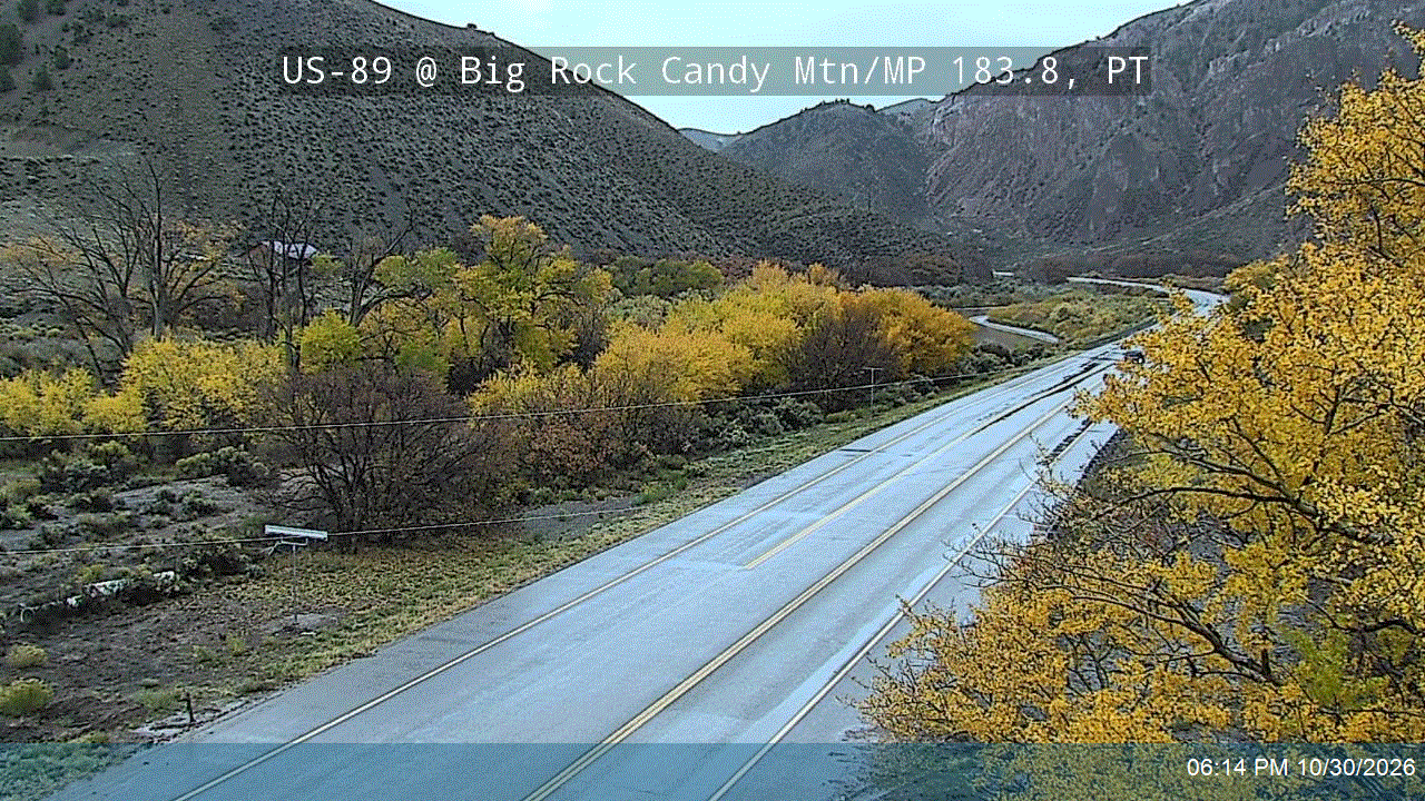 US-89 @ Big Rock Candy Mtn / MP 183.8, PT road camera