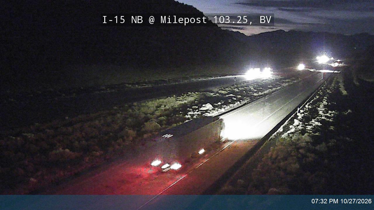 I-15 NB @ Milepost 103.25, BV