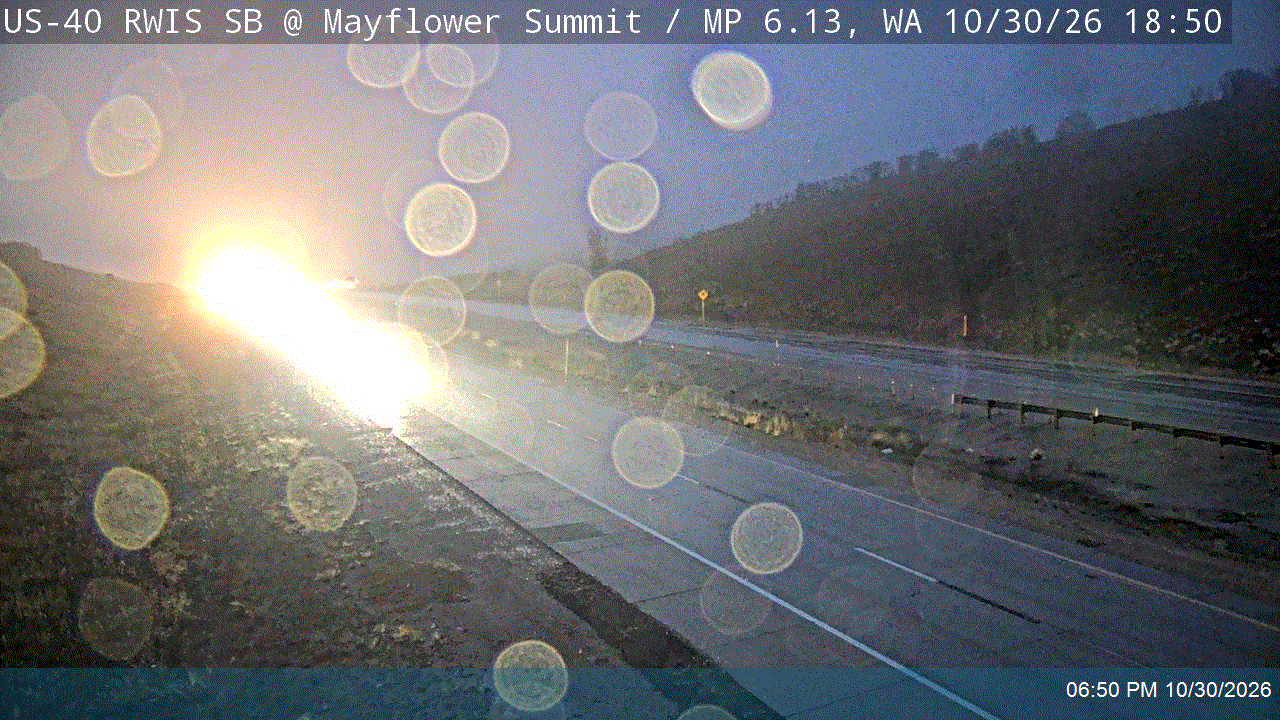 US-40 RWIS SB @ Mayflower Summit / MP 6.13, WA road camera