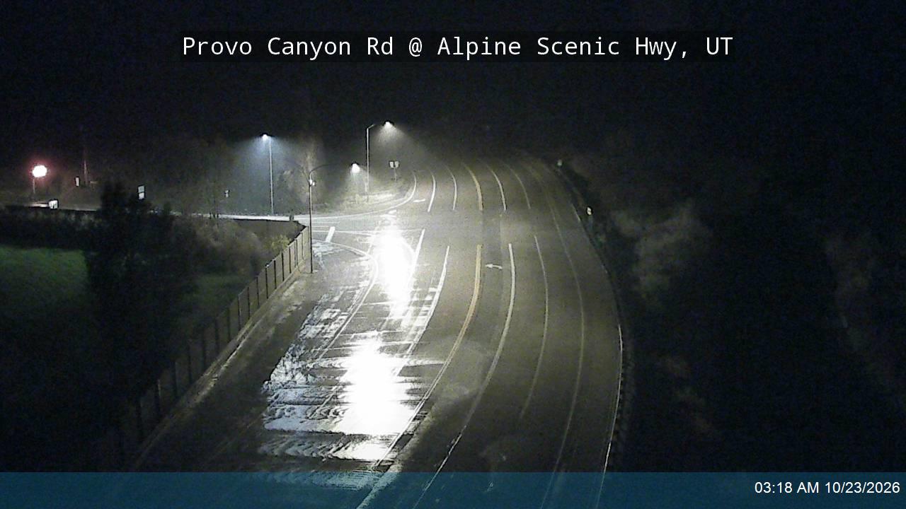 Provo Canyon Rd / US-189 @ Alpine Scenic Hwy / SR-92 / MP 14.26, UT road camera