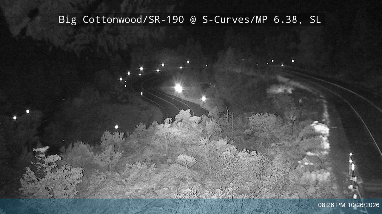 Big Cottonwood Canyon Rd / SR-190 @ S-Curves / MP 6.38, SL