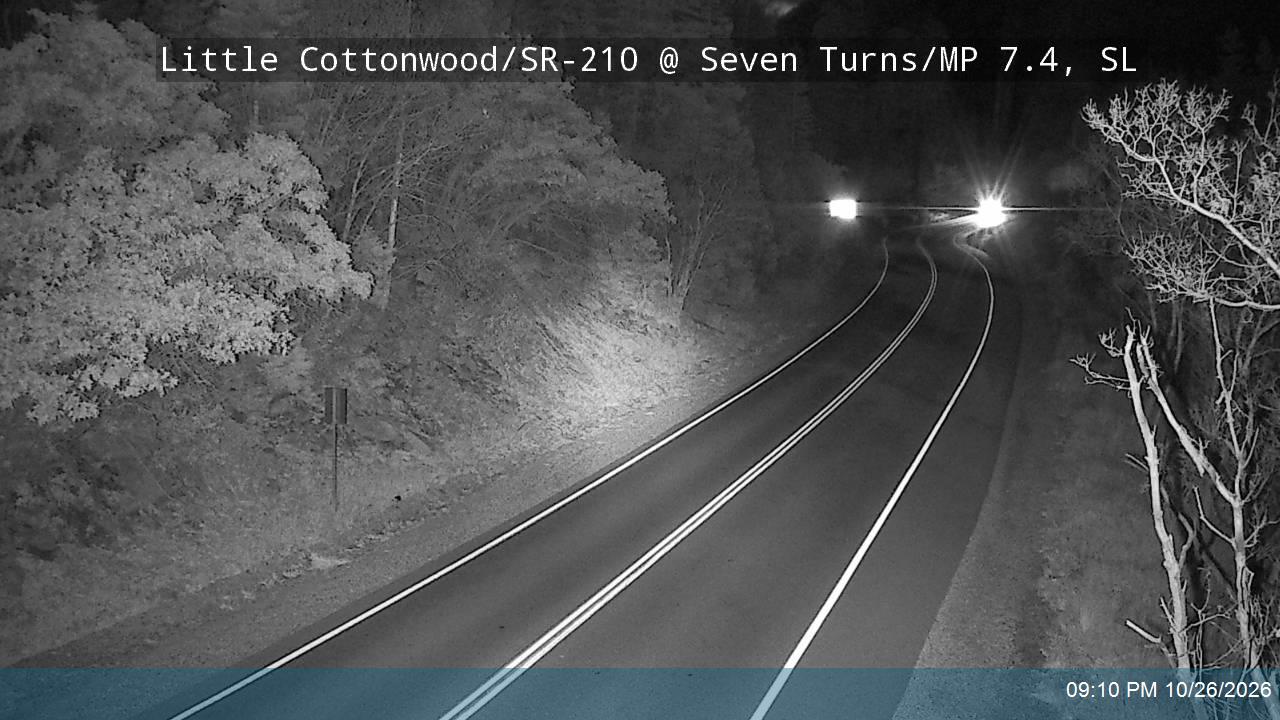 Little Cottonwood Rd / SR-210 EB @ Seven Turns / MP 7.4, SL