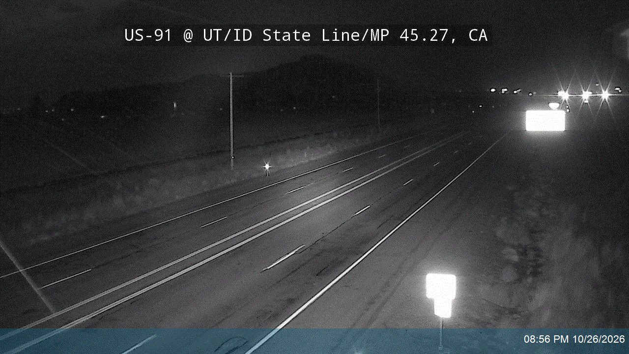 US-91 @ UT/ID State Line / MP 45.27, CA
