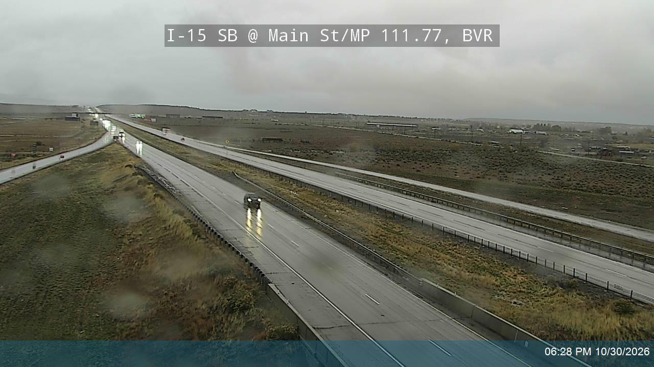 I-15 SB @ Main St / SR-160 / MP 111.77, BVR road camera