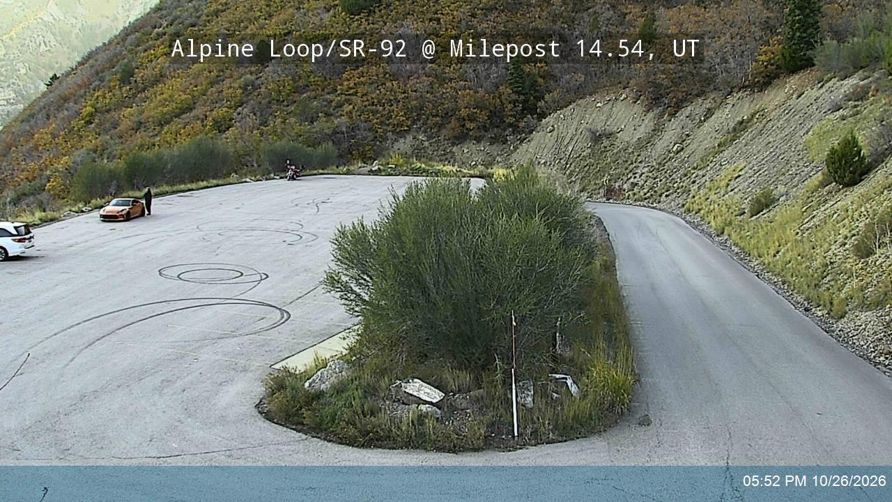 Alpine Loop / SR-92 @ Milepost 14.54, UT