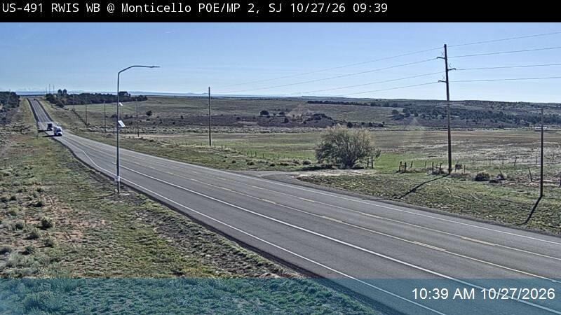 US-491 RWIS WB @ Monticello POE / MP 2, SJ