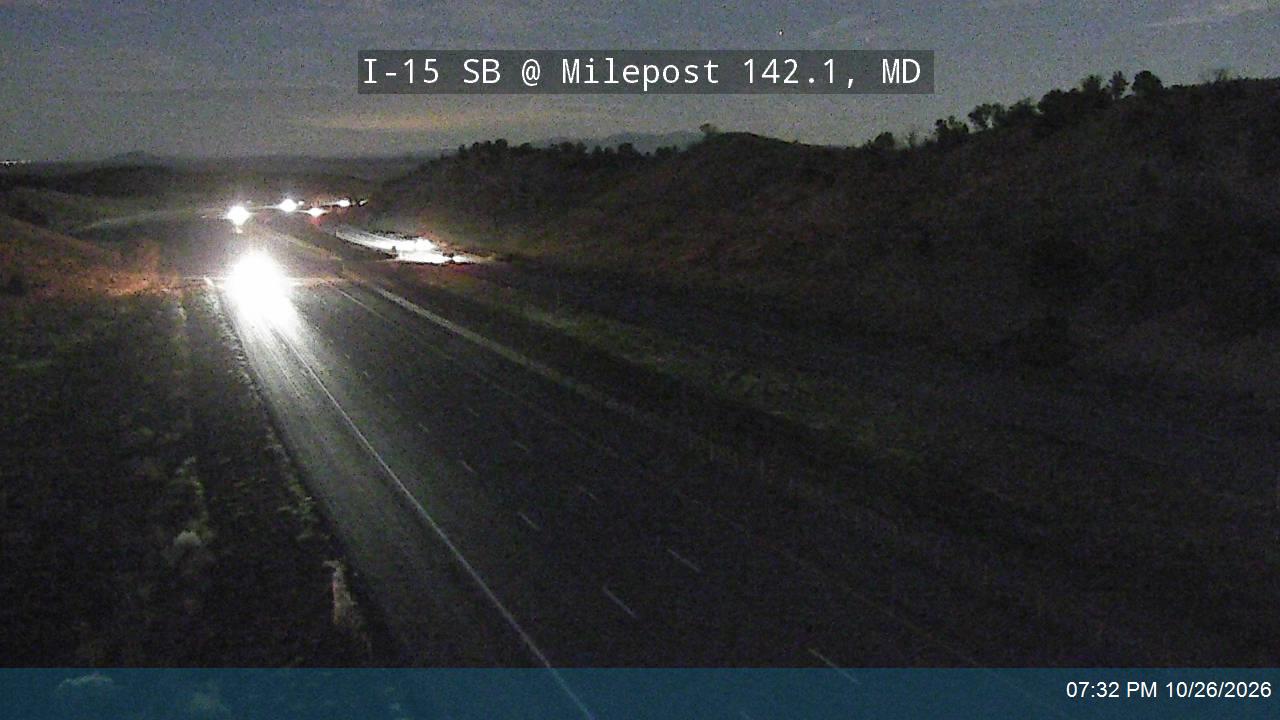 I-15 SB @ Milepost 142.1, MD