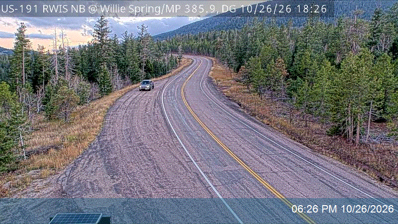US-191 RWIS NB @ Willie Spring / MP 385.94, DG
