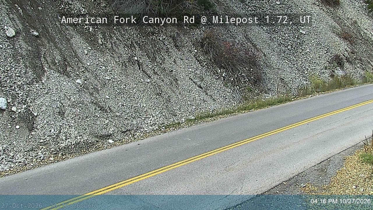 American Fork Canyon Rd / SR-144 @ Milepost 1.72, UT