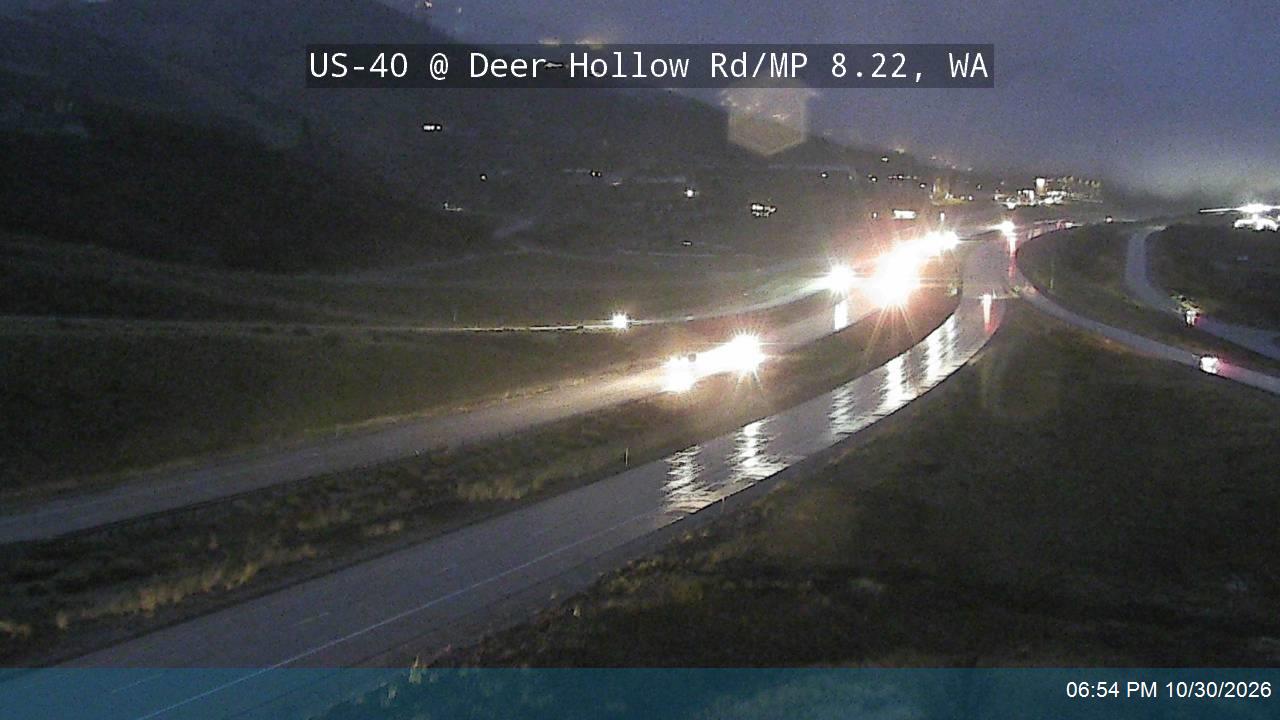 US-40 @ Deer Hollow Rd / SR-319 / MP 8.22, WA road camera