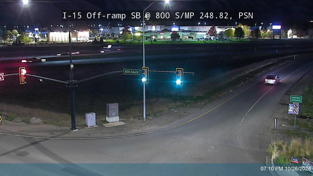 I-15 Off-ramp SB @ 800 S / SR-178 / MP 248.82, PSN