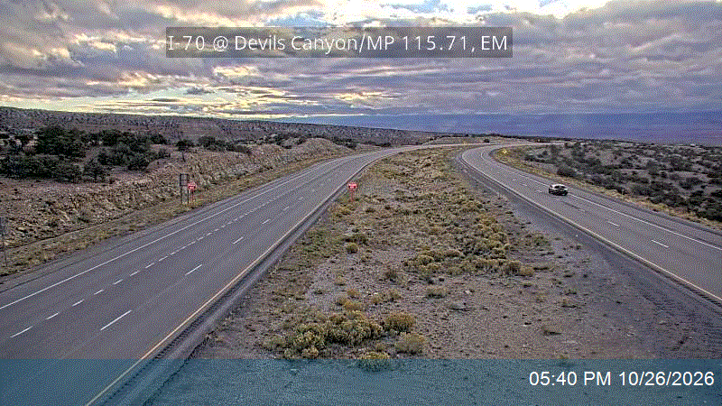 I-70 @ Devils Canyon / MP 115.71, EM