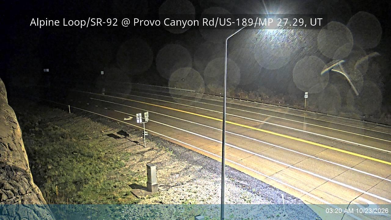 SR-92 @ Milepost 27.29, UT road camera