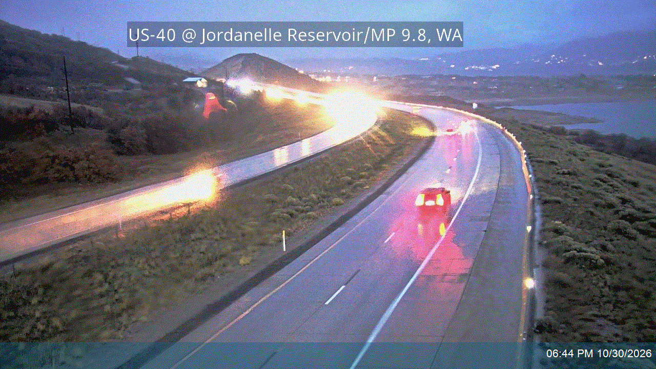US-40 @ Jordanelle Reservoir / MP 9.8, WA road camera