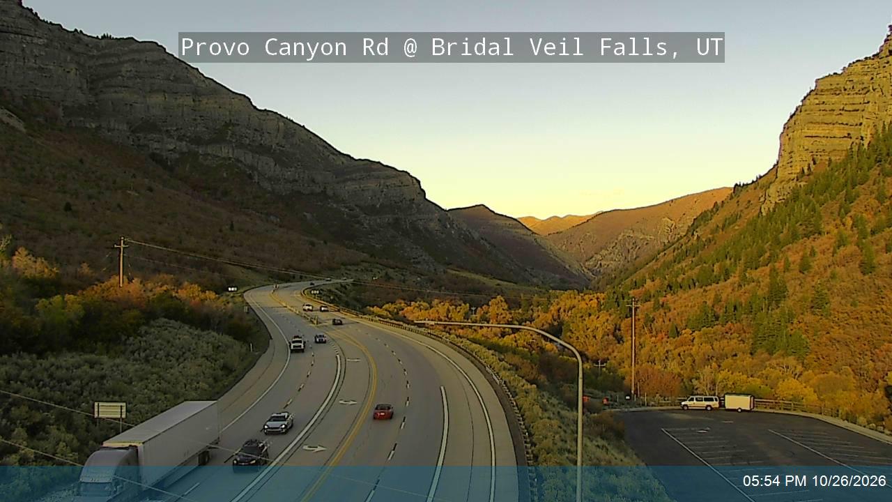 Provo Canyon Rd / US-189 @ Bridal Veil Falls / MP 11.15, UT