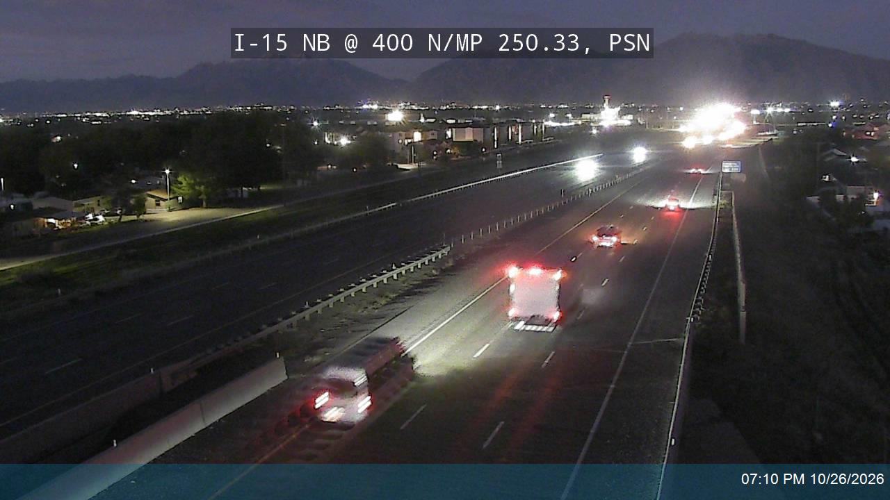 I-15 NB @ 400 N / MP 250.33, PSN