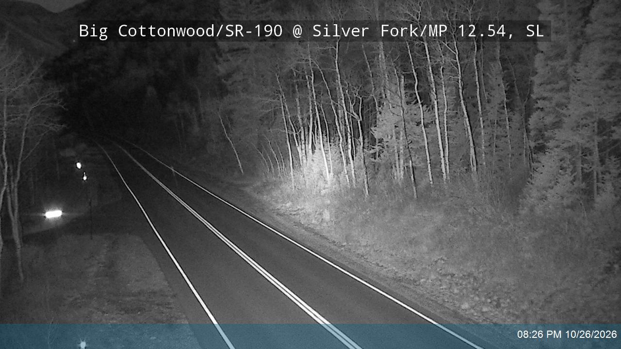Big Cottonwood Canyon Rd / SR-190 @ Silver Fork / MP 12.54, SL