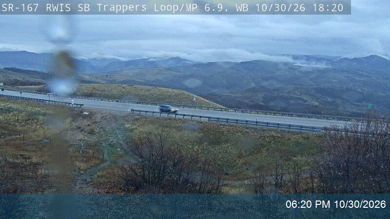 SR-167 / Trappers Loop RWIS SB @ SR-226 / Snow Basin Rd / MP 6.92, WB road camera
