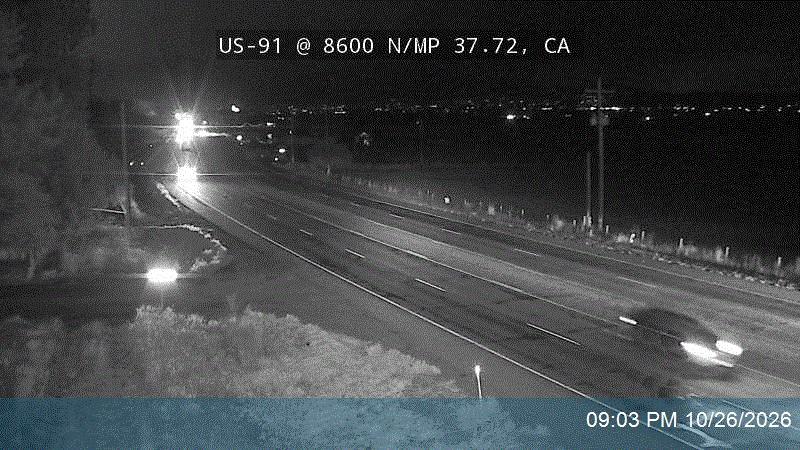 US-91 @ 8600 N / MP 37.72, CA