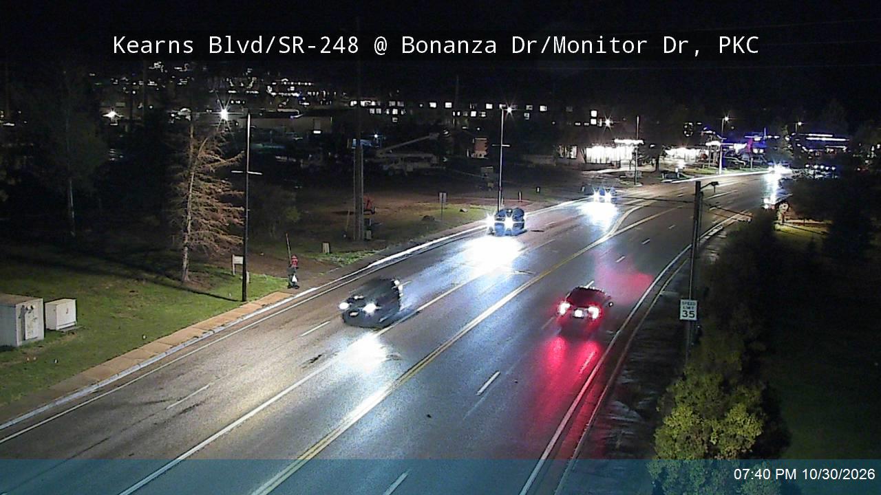 Kearns Blvd / SR-248 @ Bonanza Dr / Monitor Dr, PKC road camera