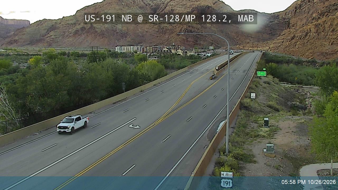 US-191 NB @ SR-128 / MP 128.2, MAB
