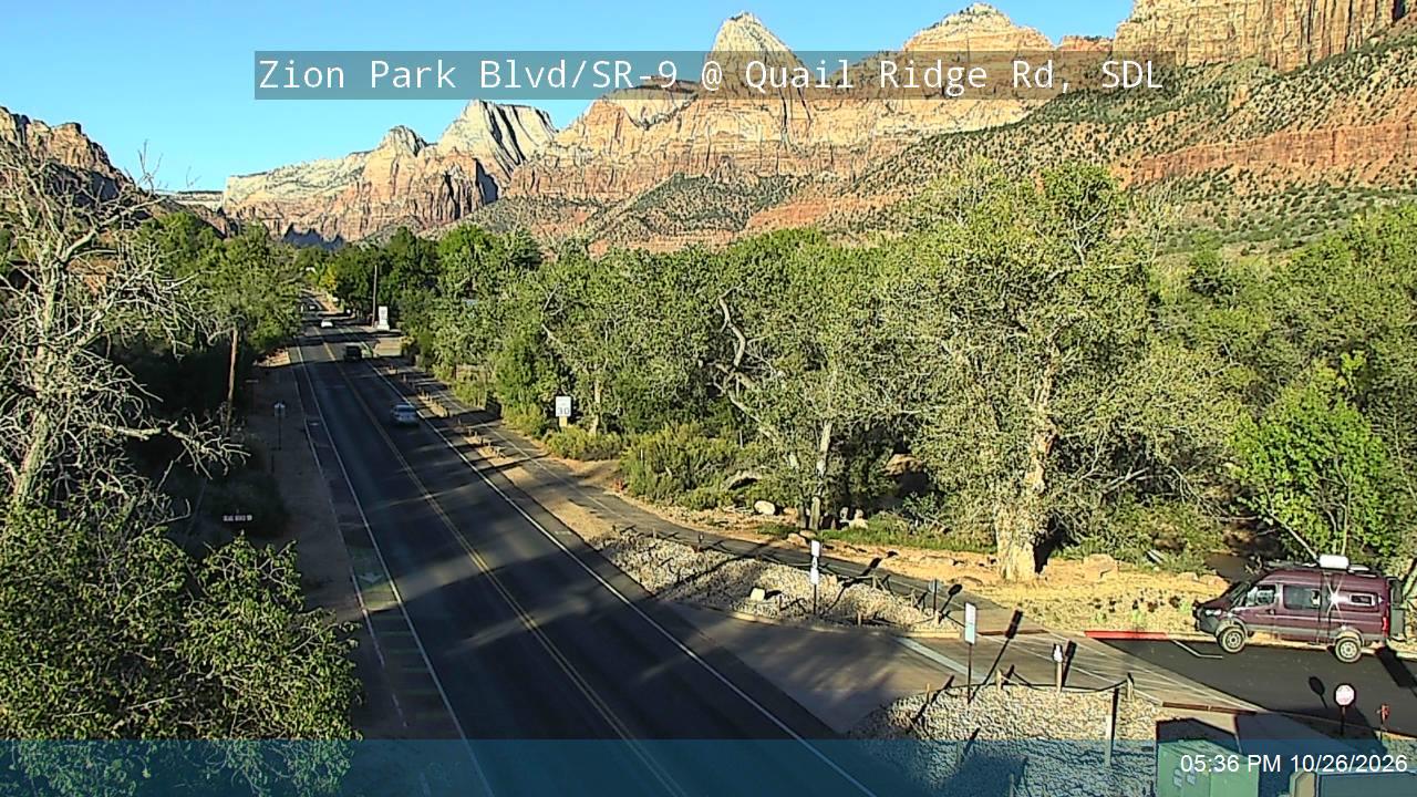 Zion Park Blvd / SR-9 @ Quail Ridge Rd, SDL
