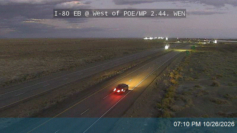 I-80 EB @ West of POE / MP 2.44, WEN