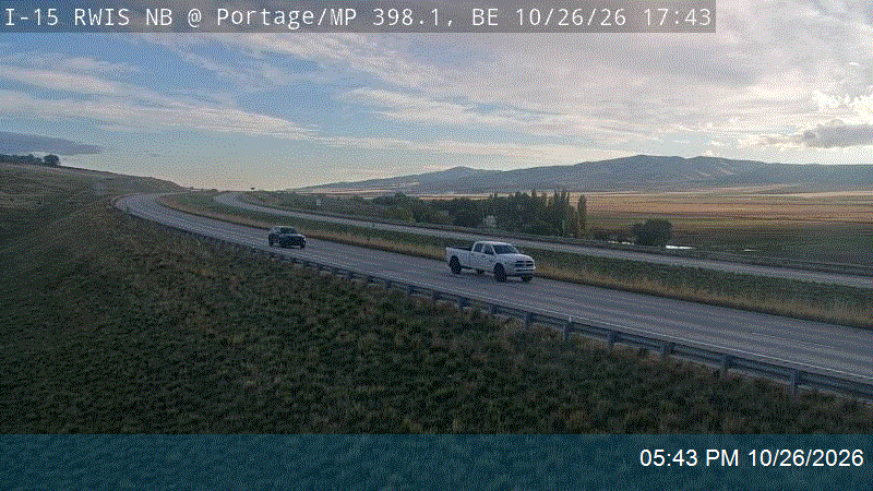 I-15 RWIS NB @ Portage / MP 398.06, BE