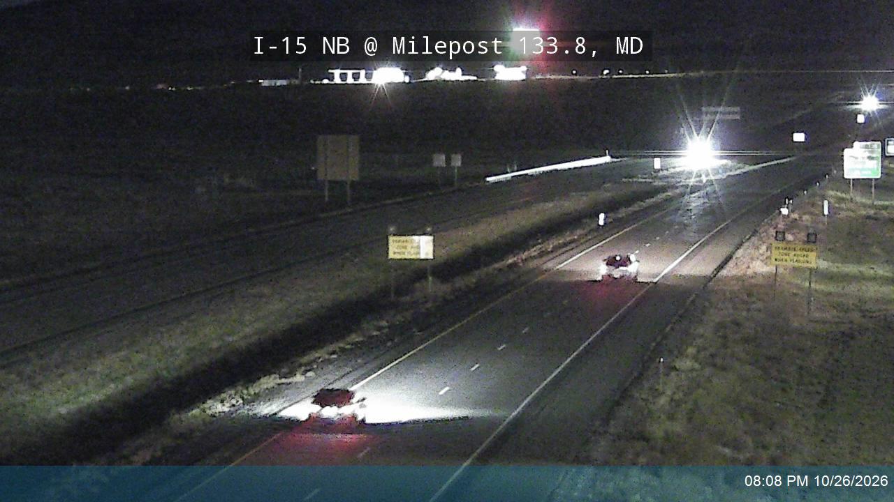 I-15 NB @ Milepost 133.8, MD
