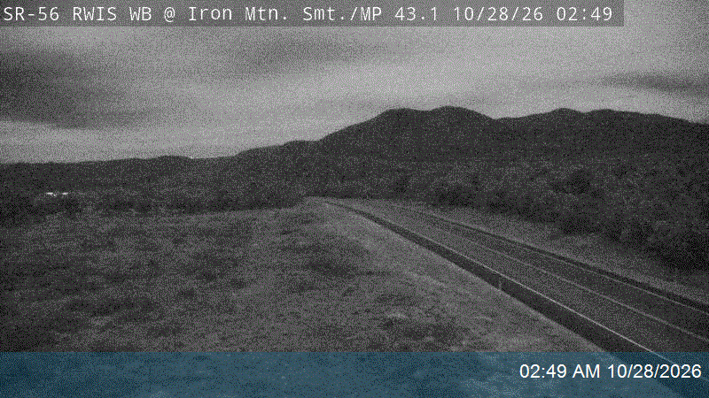 SR-56 RWIS WB @ Iron Mountain Summit / MP 43.1 RN
