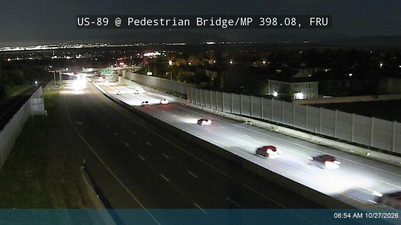 US-89 @ Pedestrian Bridge / MP 398.08, FRU
